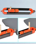Contour Scribe Tool With Lock For Pencil For Woodworking, Precise Edge And Corner Measuring Profile Duplicator, showing all parts
