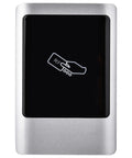 Outdoor IP65 Wiegand Access Control System With Touchscreen Keypad, Dual Frequency 125kHz And 13.56MHz Card Reader, Weatherproof Metal Housing, Ideal For Single Entry Doors, Supports Up To 15000 Users, front view