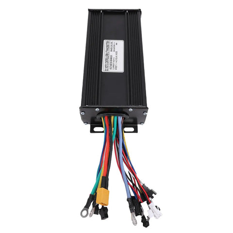 Sine Wave Brushless Motor Controller 45A Aluminum Alloy Body For 36V 48V 52V E Bike And Scooter, front view