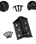 Spring Door Hinge Self Closing Heavy Duty Manganese Steel Door Closer with included screws for easy installation.