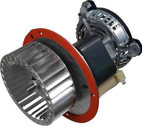High Output Draft Inducer Furnace Motor Replacement For Carrier Systems, 65230, 208V, 0.8A, showing detailed motor components.