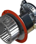 High Output Draft Inducer Furnace Motor Replacement For Carrier Systems, 65230 with metal housing and fan assembly.