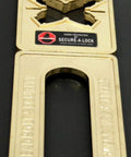 Portable Deadbolt Lock Restrictor For Inside Door Security Attaches Easily To Most Door Handles And Is Travel Ready in package