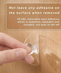 Peeling adhesive pad of Crystal Diamond Drawer Knobs Self Adhesive Clear Acrylic Pull Handles For Wardrobe Cabinets