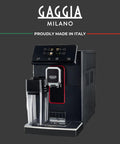 Magenta Prestige Super Automatic Espresso Machine With 12 Custom Drink Settings And On The Fly Programming For Quick Preference Saves Delivers Rich Espresso, Lattes, Cappuccinos, And More Black Finish front view
