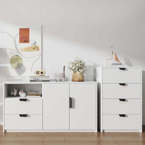White cabinets with 12 Pack 5 Inch Black Cabinet Pulls Edge and Finger Drawer Handles for Cabinets Flat Kitchen Hardware