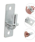 Rock Solid 4 Piece Wall Mounted Gate Hinges Built Tough For Outdoor Fences Zero Rust Hardware Smooth Swinging Action, zinc steel hinge close-up