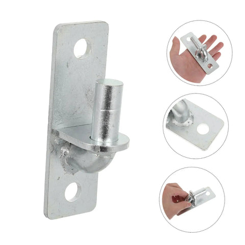 Rock Solid 4 Piece Wall Mounted Gate Hinges Built Tough For Outdoor Fences Zero Rust Hardware Smooth Swinging Action, zinc steel hinge close-up