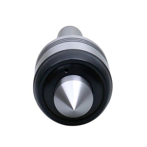 Front view of MT4 Precision Medium Duty Live Center, 8.35 In Overall Length, 0.0003 In Accuracy, Multi Bearing System With Deep Groove Ball, Thrust, And Needle Bearings, Anti Dust Seal, 60 Degree Rotating Spindle, Carbon Alloy Steel, Heat Treated