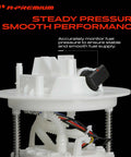 Top Shelf Electric Fuel Pump Module Assembly With Integrated Pressure Sensor Direct Fit For Mercedes Benz Gl450 Gl550 Gle Gle63 Glam side view showing connectors and tubing.
