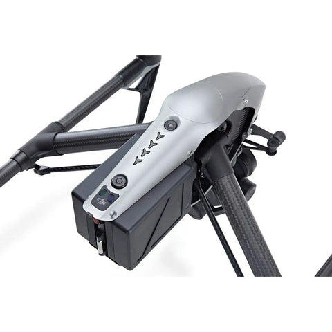 Top view of Inspire 2 Drone Pro Grade Edition with Sense and Avoid, Spotlight Pro, 5.2K Gimbal Compatibility, Intelligent Flight Modes