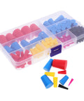 Heavy Duty Flexible Silicone Water Sealing Plugs With Tapered Design For High Temp Lab Use And Secure Stopper Kits To Prevent Leaks, assorted sizes in case