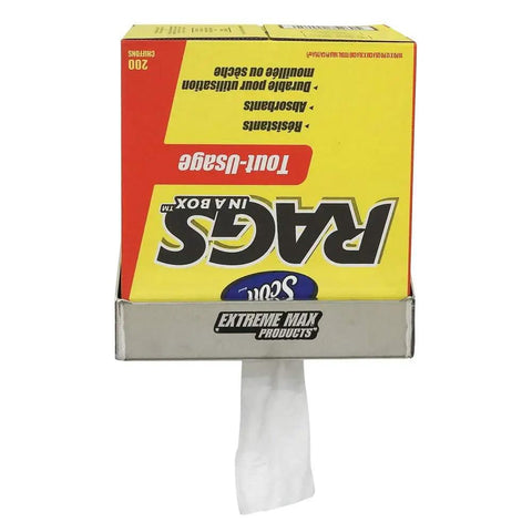 Rag In A Box Aluminum Dispenser Rack For Shop Garage And Race Trailer Grab And Go Storage With Easy Slide Dispense Slot