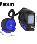 Powered Air Purifying Welding Helmet with Rechargeable Respirator System True Color Vision 4 Arc Sensors DIN 5 To 9 And 9 To 13