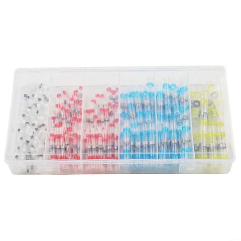 Get These Insane Solder Seal Wire Connectors That Are Totally Rad For Making Super Secure Electrical Joints With Zero Mess And No Crimping Needed To Keep Your Wiring Rock Solid Every Single Time. 200-piece assorted heat shrink connectors in storage box