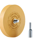 Pro Grade Abrasive Eraser Wheel For Car Decals And Adhesives, Drill Adapter Ready, Paint Safe And Easy Graphics Removal Tool