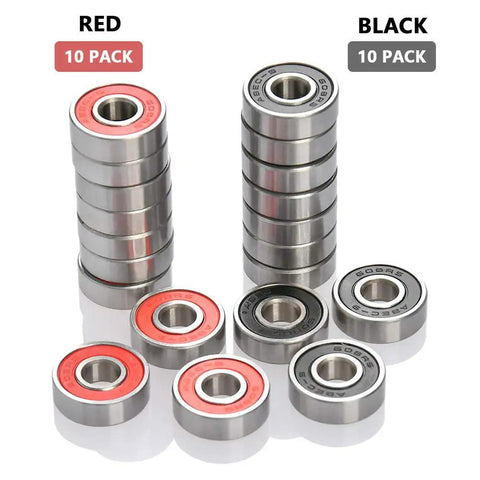20 Pack 608RS Ball Bearings Double Rubber Sealed Deep Groove 8x22x7mm For Skateboards Inline Skates Scooters Rollerblades