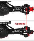 Beefed Up Aluminum Front And Rear Axle Set With Enhanced Shafts For 1 Tenth Axial SCX10 RC Crawler Upgrade Fits RC4WD D90 comparison