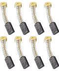 Upgrade Your Setup With These Beast Mode Carbon Brushes 8 Pieces N031652 824216 869659 For Router Grinder Miter Saw And Drill Restore Lost Power And Dial Up The Torque For Pros carbon brushes set 8 pieces with copper springs and black contact blocks.