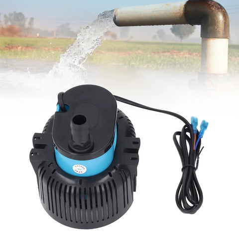 Heavy Duty Submersible Sump Pump For Industrial Draining And Flood Control 660 Gph showing motor and inlet hose.