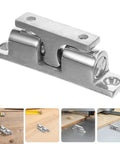 Upgrade Your Yacht With 4pc Stainless Steel Boat Door Catches Windproof Holders For Cabin Doors That Stop Noise And Slams Securely On Any Marine Vessel. Close-up of stainless steel door catch.
