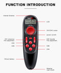 DS600 6CH 2 4Ghz RC Transmitter And Receiver Remote Controller with labeled functions, ergonomic design for RC boat use