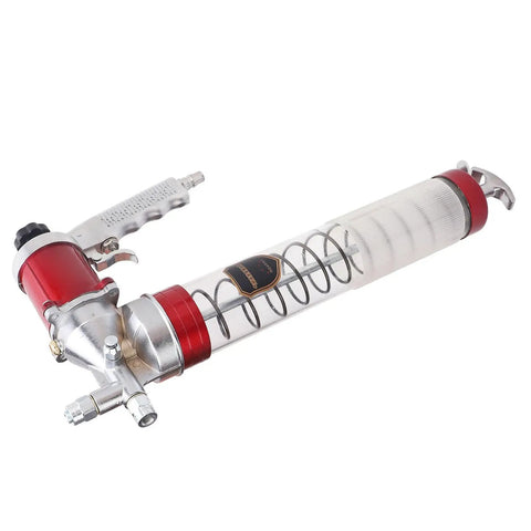 Heavy Duty Grease Gun With High Pressure 10,000 To 12,000 PSI Leak Proof Design G1/4 Inch Quick Connector shown in side view