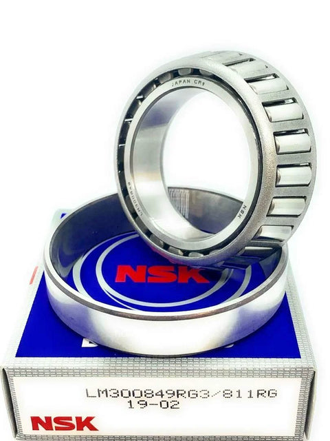 Front Wheel Bearing Replacement for Nissan Frontier 4WD Tapered Roller Bearing Assembly LM300849 LM300811 on NSK box