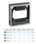 Rock Solid Box Spirit Level Checks Surface Flatness Fast Dead On Accuracy Sucks No Bubbles Heavy Duty Tool with precision steel structure.