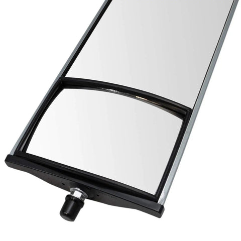 West Coast Style Manual Aluminum Convex Mirror Set Left And Right 16 By 6.5 Inch Truck Side Mirrors Fits Ford F650 2000 To 2017