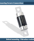 375F2 4R150 High Voltage Replacement Fuse For Hyundai Sonata And Kia Optima Hybrid showing bolted mounting and vibration-resistant design.