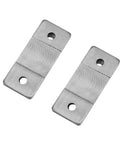 Ultra Thin Strong Magnetic Door Catch For Cabinets And Furniture With Screws, slim metal design with pre-drilled holes.