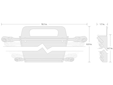 Dimensions of the Long Flex Ratcheting Box End Wrench Set 4 Piece With Holder Extra Long Reach For Maximum Leverage visual guide