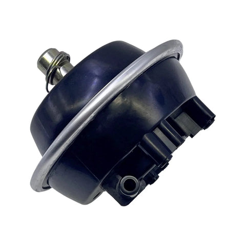 Side view of black HYXUAN 4WD differential vacuum actuator with metal mounting stud and multi-pin connector.