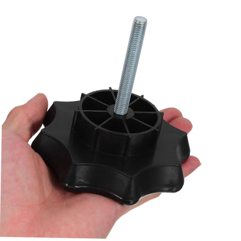 Hand holding Spare Tire Mounting Bolt For Secure Hold Down And Easy Install Durable High Strength Wheel Retention Screw