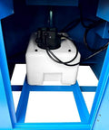 Heavy Duty 16 Inch Cold Cut Saw Built Like A Tank With Killer 4Hp Motor 220 Volt Three Phase Cuts Steel Aluminum internal coolant tank.