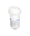 Under Sink Water Filter System AP200 With Full Flow 1.75 GPM, white activated carbon filtration unit for chlorine reduction.