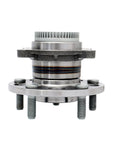 Front view of a rear wheel hub bearing assembly, suitable for Hyundai Elantra and Kia Forte FWD models 2013 to 2018.