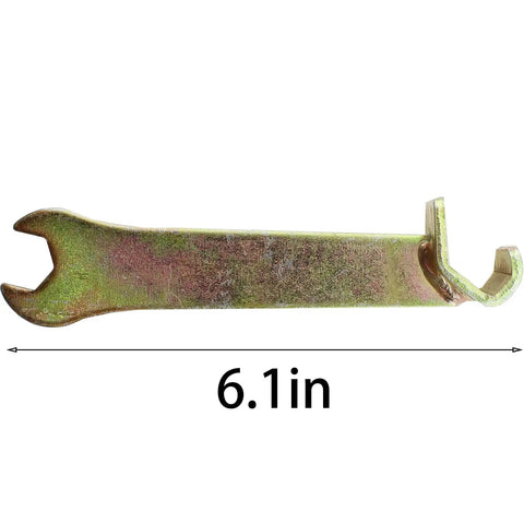 Heavy duty lever lock wrench, 6.1in length, for Rock Solid Galvanized Pipe Clamps Double Pack Per Tdc Tdf Ventilation Ducts.