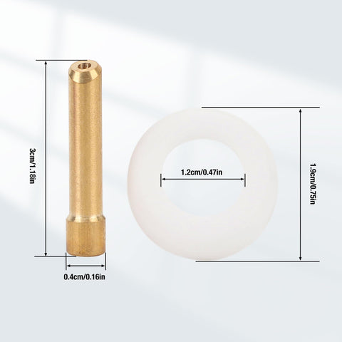 Ceramic Welding Cup Set With No 12 No 14 No 16 No 24 Cups 0.1 Inch Thick Alumina Gas Lens Kit chuck and spacer dimensions