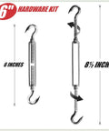 6-inch turnbuckles for Winch Kit For Rectangle And Square Sun Shade Sails Canopy with Easy Tensioning