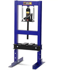 6 Ton H Frame Shop Hydraulic Press With Two Press Plates Heavy Duty Garage Ready Auto Repair Machine Adjustable Pressure