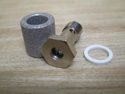 Exhaust Choke Silencer For Pneumatic And Hydraulic Equipment One Eighth Inch Fine Thread One Inch Length Replacement Part 3341051100