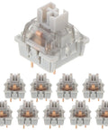 Top Tier Three Legged Linear Keyboard Switches Built Tough With Abs And Metal Housing For Smooth Gaming Setup Replacement gliding switch ten pack.