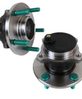 Rear Wheel Bearing And Hub Assembly 5 Lug With ABS 4 Wheel For Mazda 3 2004 To 2013 And Mazda 3 Sport 2009 To 2013 And Mazda 5 2006 To 2017 2 Pack Replacement Parts