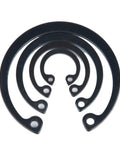 Heavy Duty M8 To M72 Internal Circlips 65Mn Steel C-Shape Retaining Rings, assorted sizes for reliable car and machine use.
