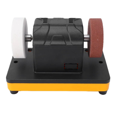 Heavy Duty Mini Bench Grinder With 3 Inch Grinding Wheel, Portable Cordless Angle Tool For Polishing And Sharpening, dual grinding wheels