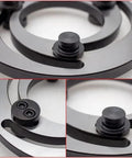 Heavy Duty Hydraulic Jaw Boring Ring Adjustable Three Jaw Chuck For Cnc Lathe showing detailed close-up of steel design and bolts.