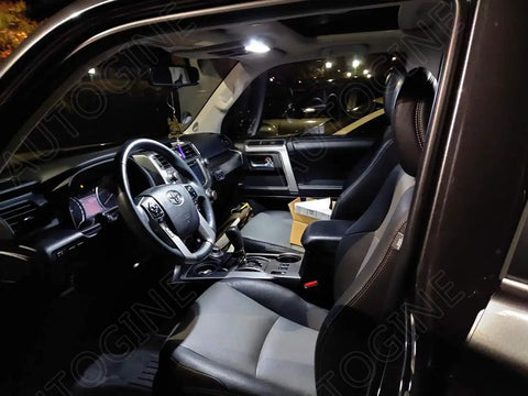 6000K White LED Interior Light Kit For Toyota Tacoma 2016 Through 2022 Nine Piece Upgrade Brightening Car Cabin Interior
