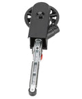 Heavy Duty 1/2x18 Inch Belt Grinder And Sander For Wood Furniture, Metal, Aluminum, Plastic showing the belt tensioning mechanism.